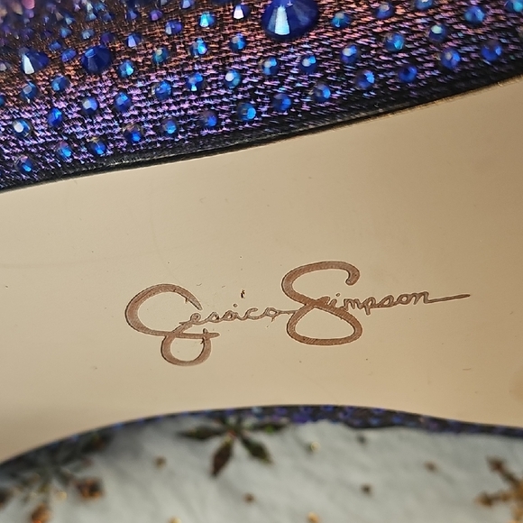 Jessica Simpson Glittering Blue Boots - Picture 2 of 13